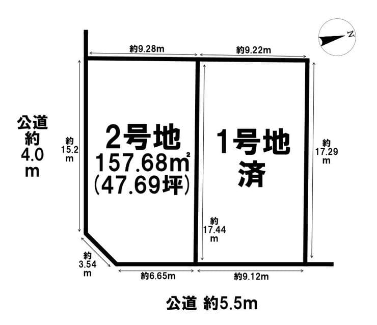 区画割り図