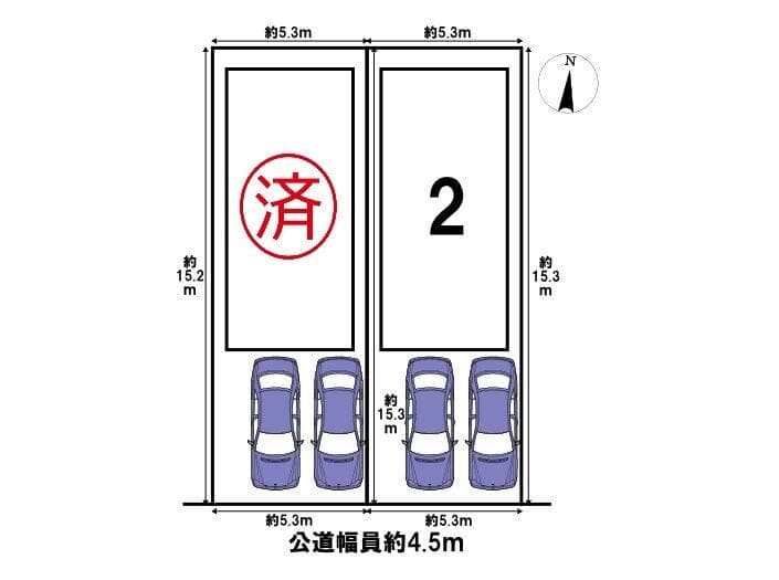 区画割り図