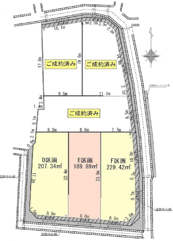 区画割り図