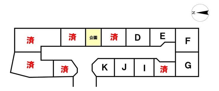 区画割り図