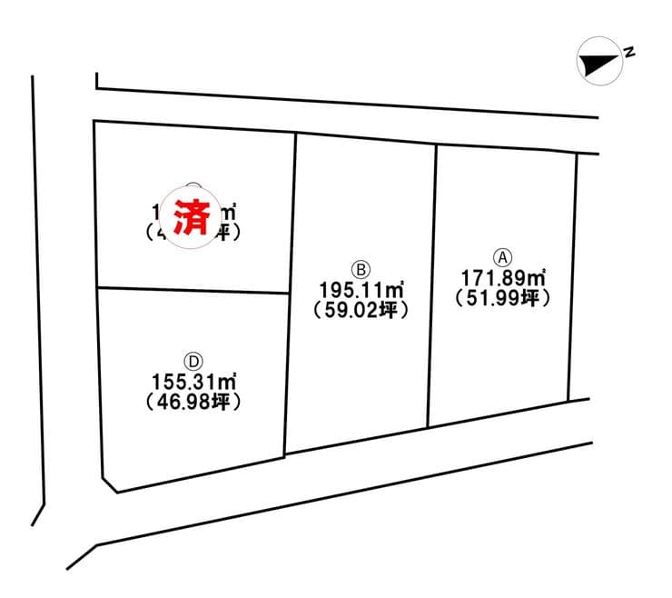 区画割り図