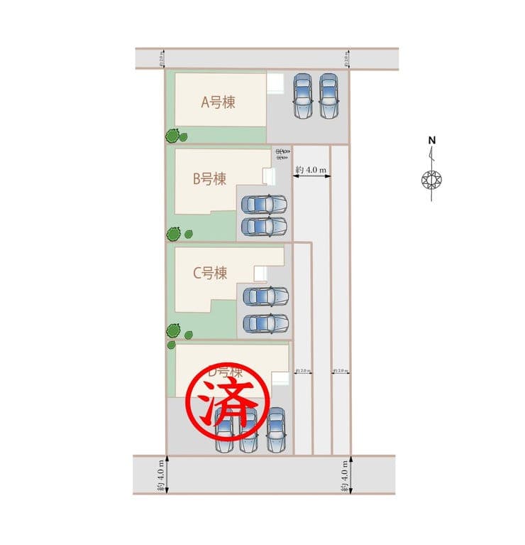 区画割り図