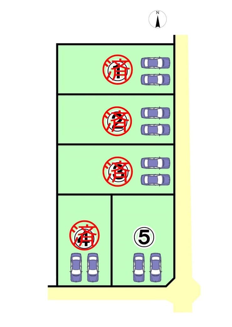区画割り図