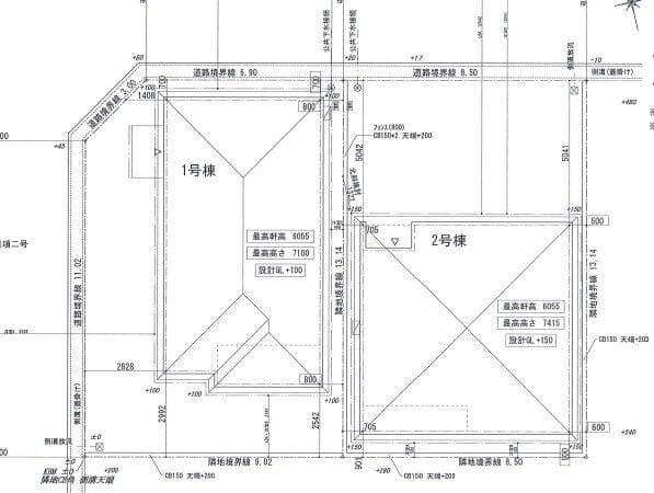 区画割り図
