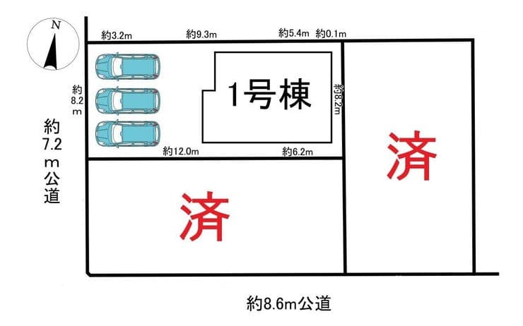 区画割り図