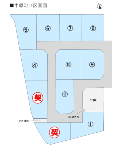区画割り図