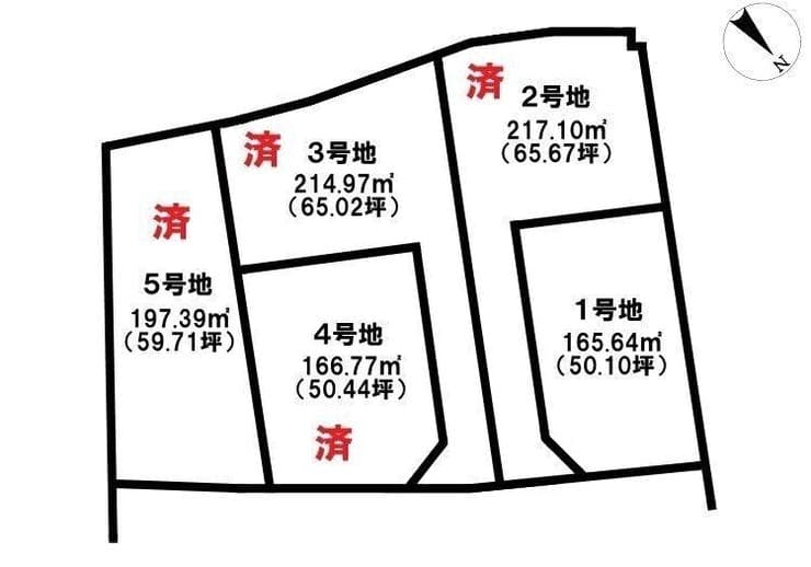 区画割り図