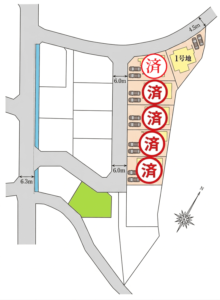 区画割り図