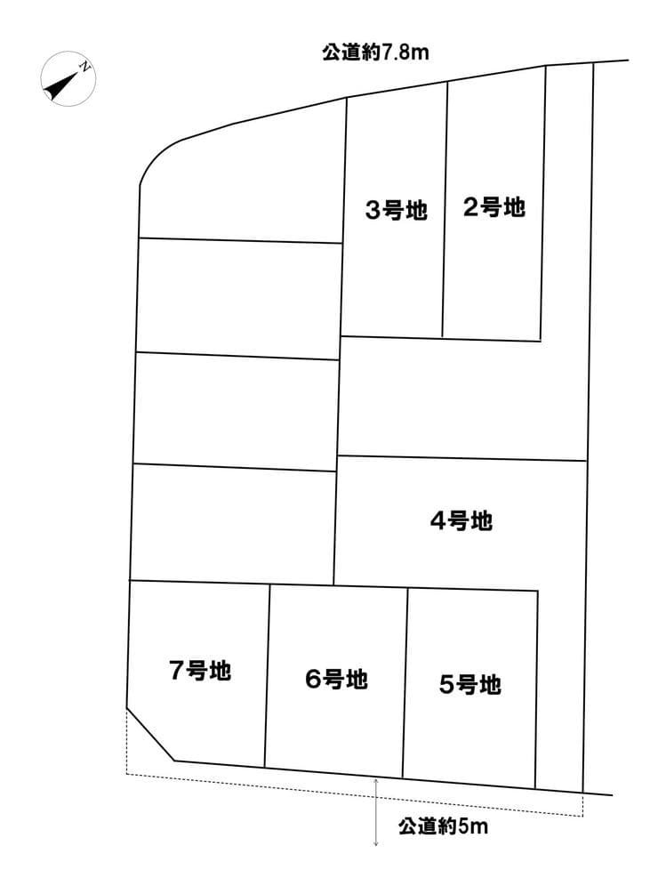 区画割り図
