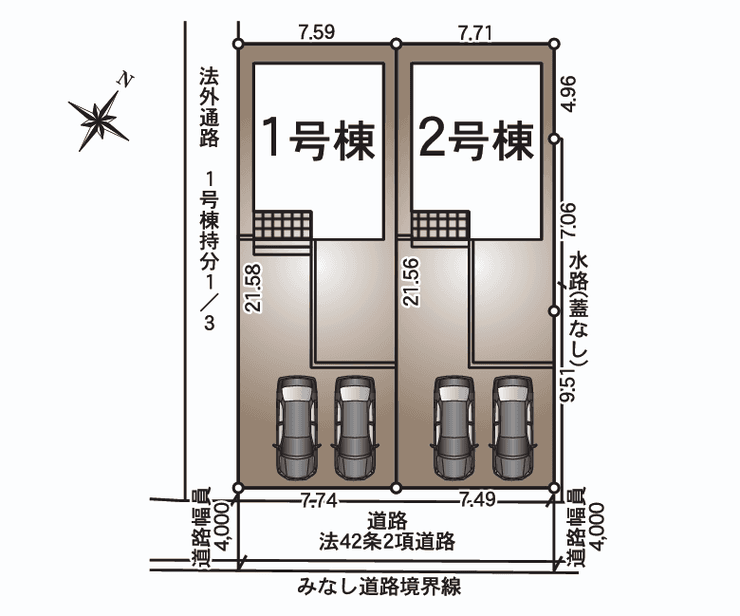 区画割り図