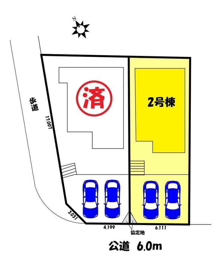 区画割り図