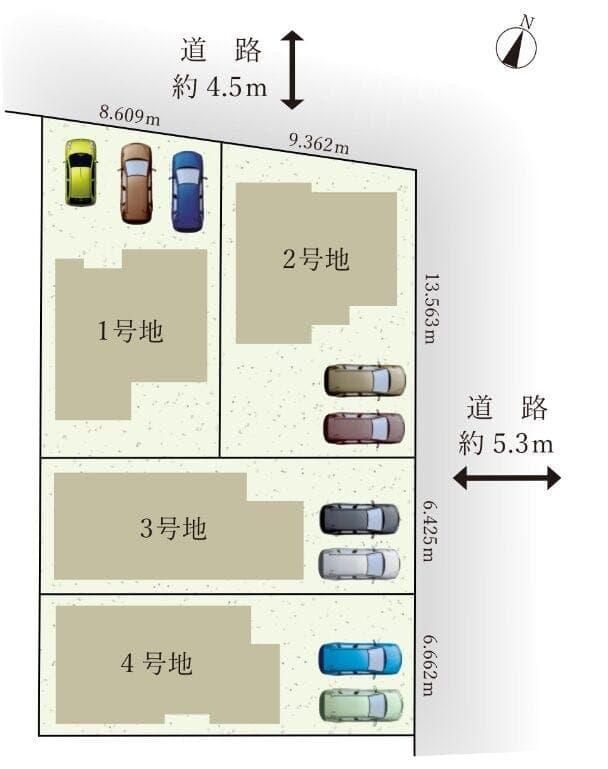 区画割り図