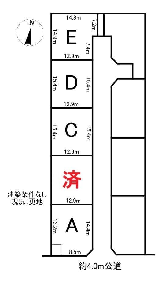 区画割り図