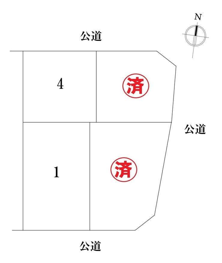 区画割り図