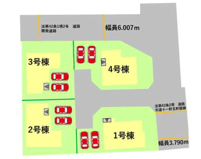 区画割り図