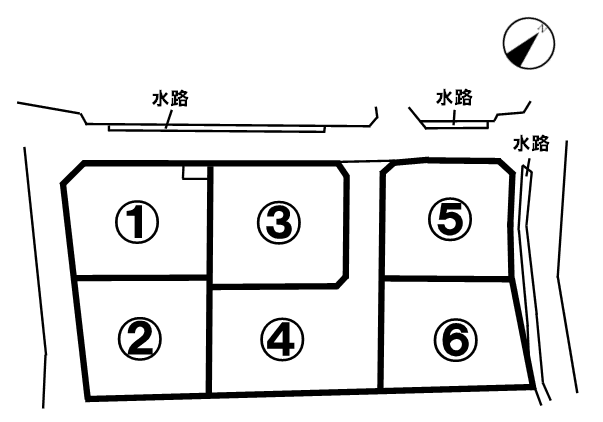 区画割り図