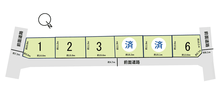 区画割り図