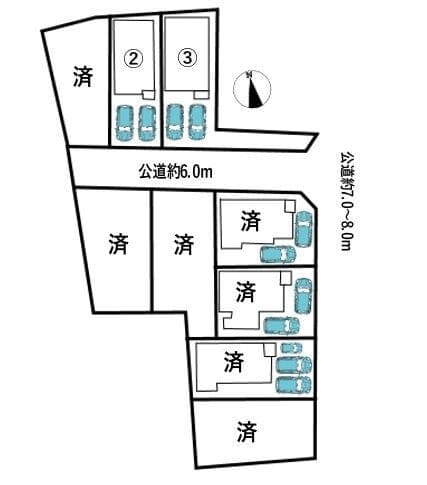 区画割り図