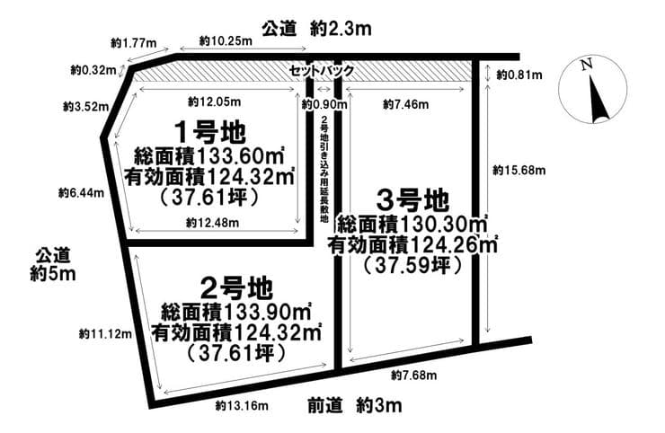区画割り図