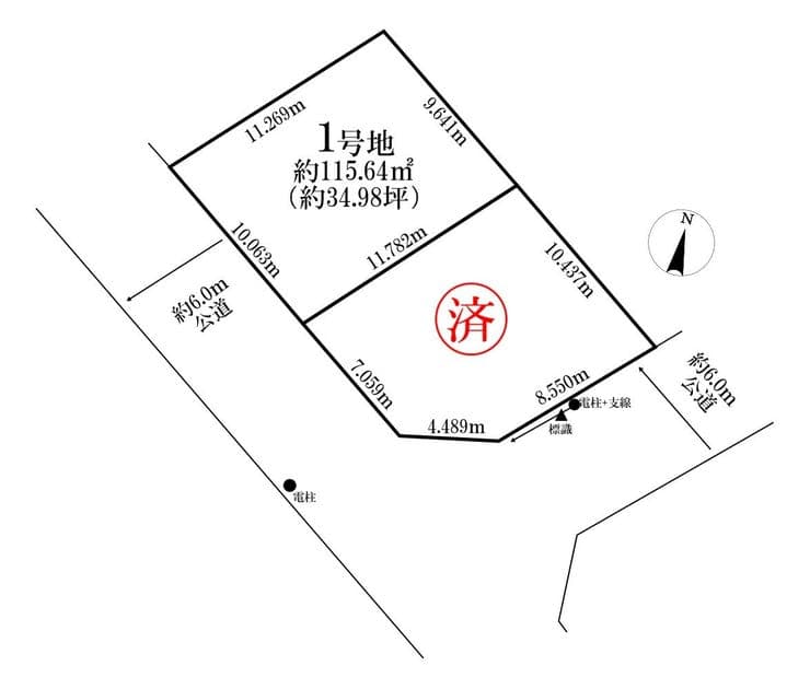 区画割り図