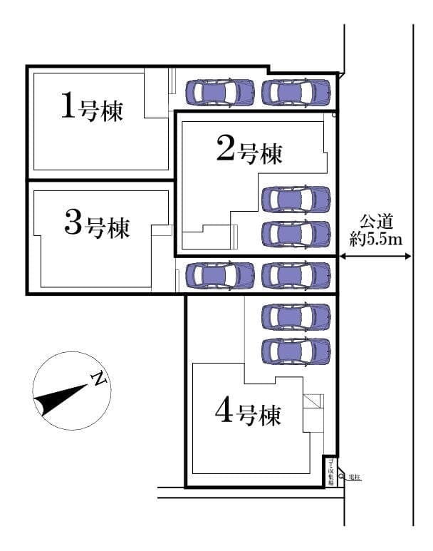 区画割り図