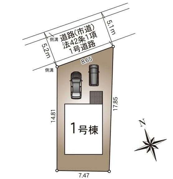 区画割り図