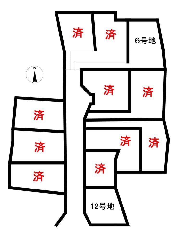 区画割り図