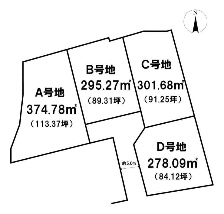 区画割り図