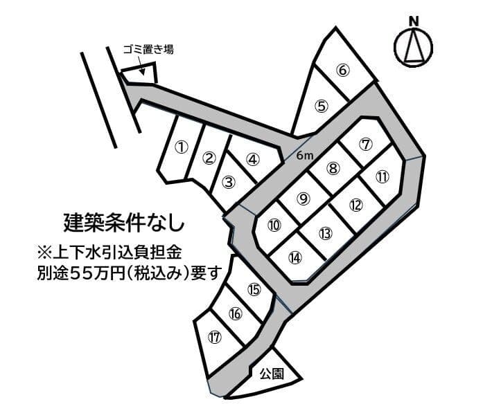 区画割り図