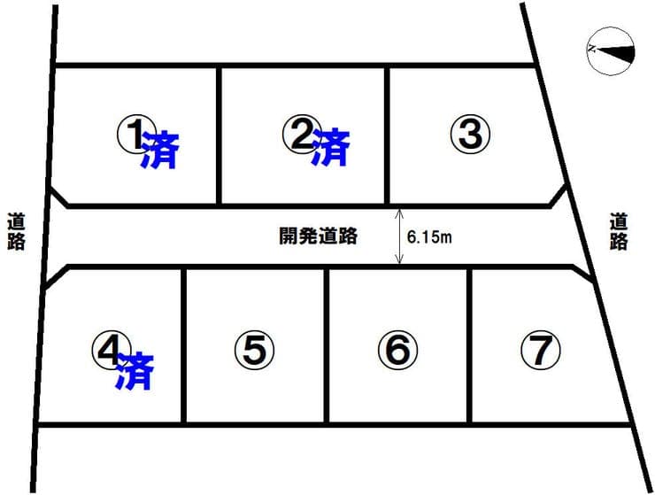 区画割り図