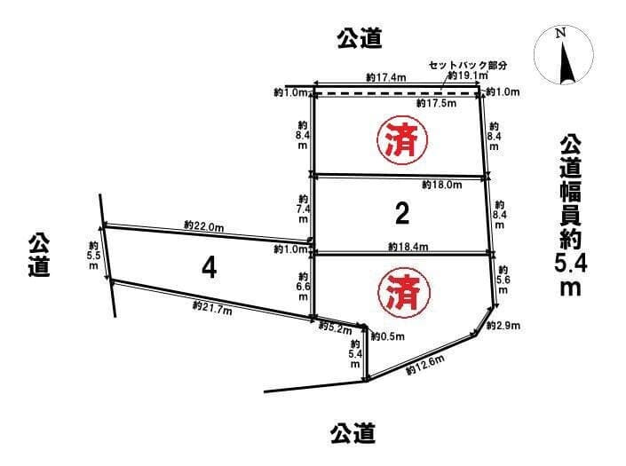 区画割り図