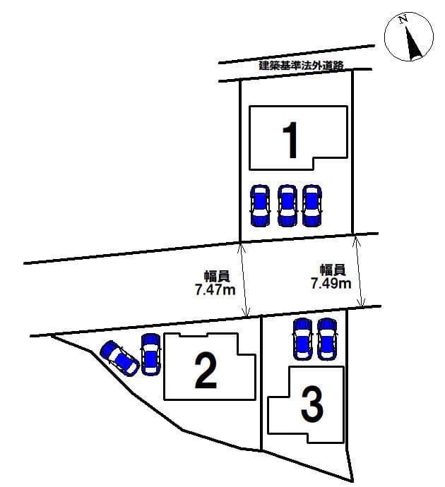 区画割り図