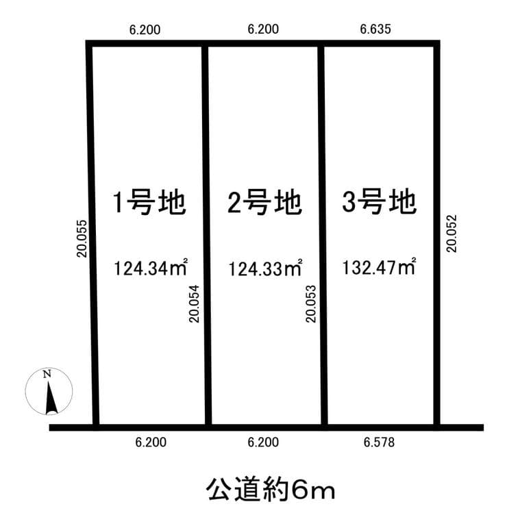 区画割り図