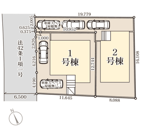 区画割り図