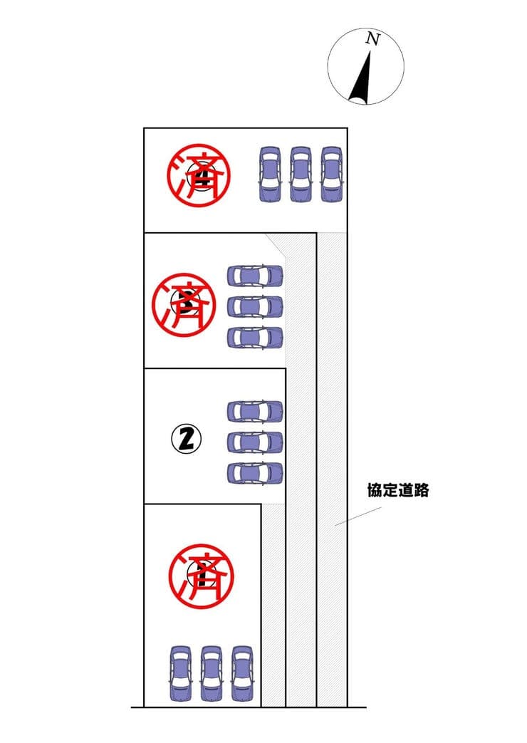 区画割り図