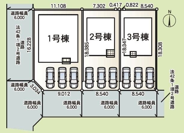 区画割り図