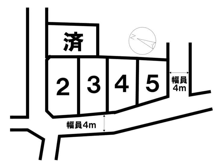 区画割り図