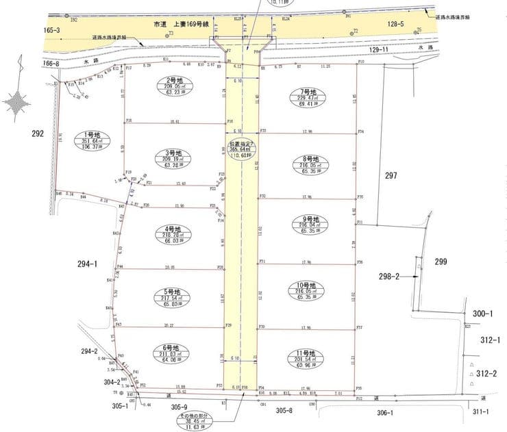区画割り図