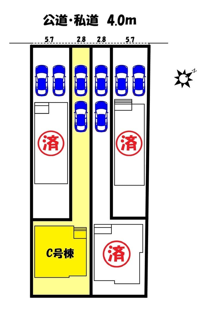 区画割り図