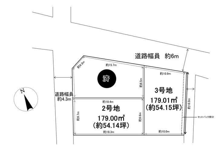 区画割り図
