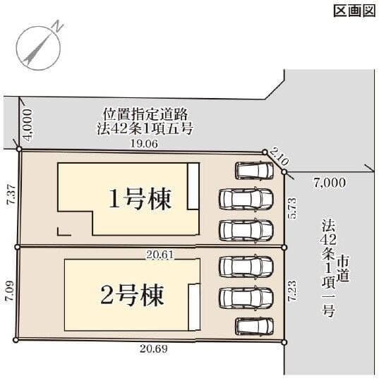 区画割り図