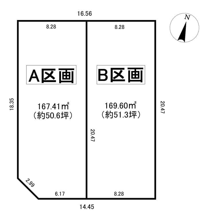 区画割り図