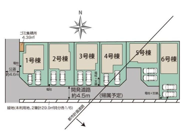 区画割り図