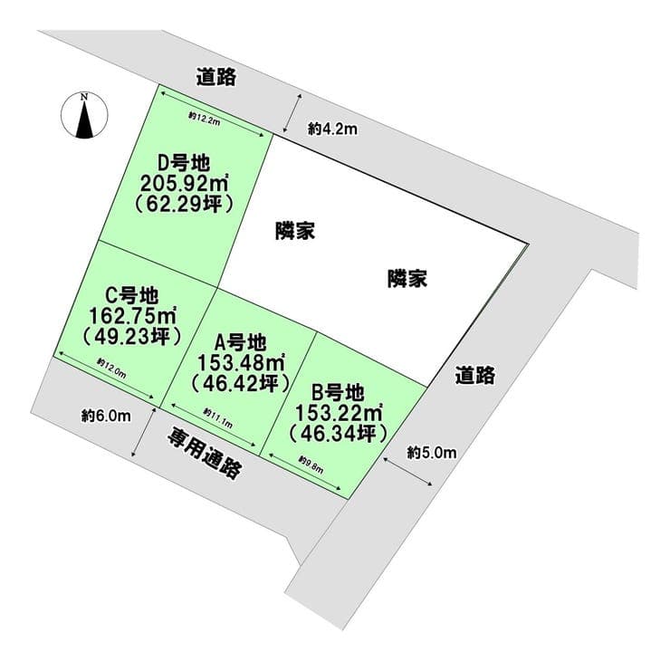 区画割り図