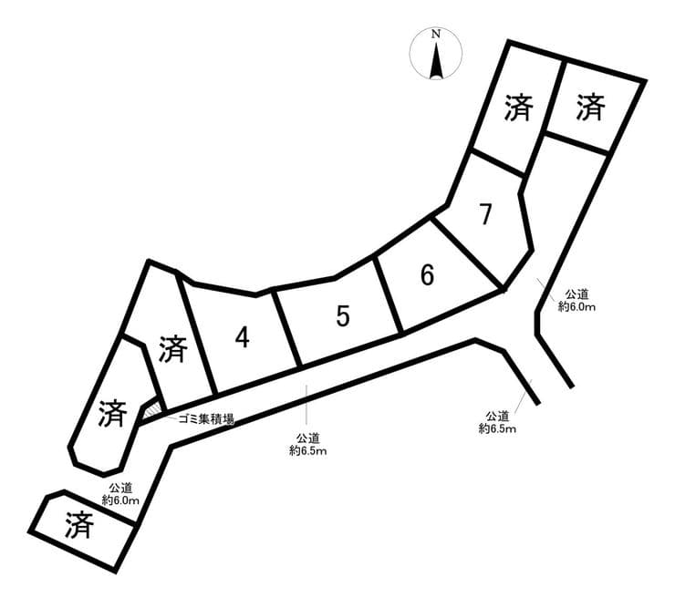 区画割り図