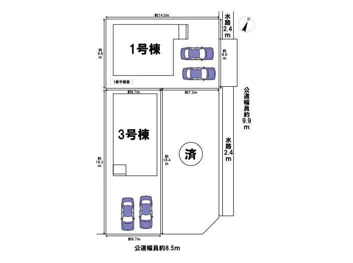 区画割り図