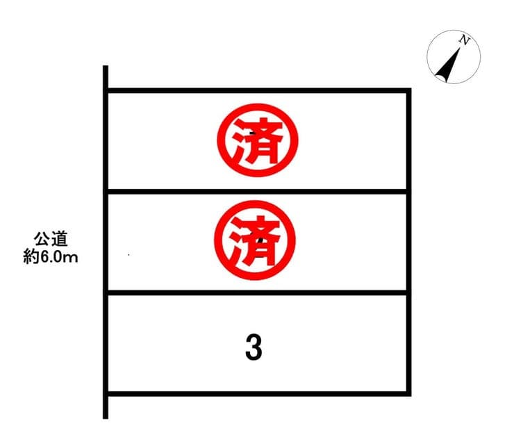 区画割り図