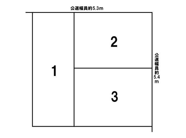 区画割り図