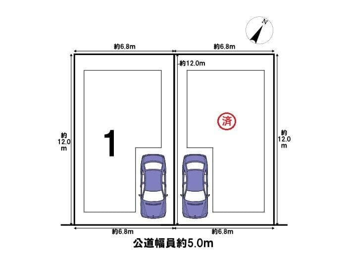 区画割り図