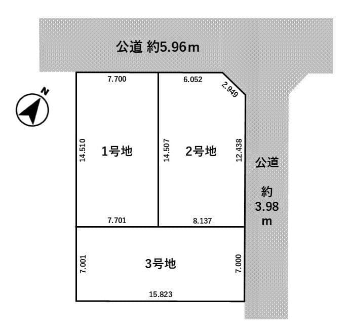 区画割り図